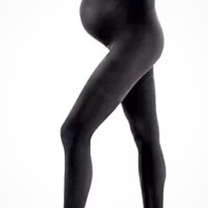 NEW! ASSETS BY SPANX MARVELOUS MAMA LUCKY LEGGINGS Size 4 Maternity SLATE GREY